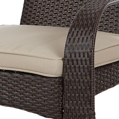 Patio Sense Coconino Wicker Chat Set