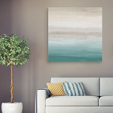 Fine Art Canvas Turquoise Landscape III by Willowbrook