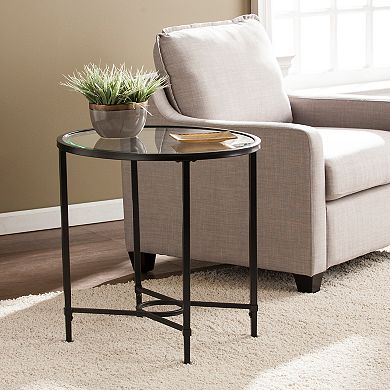 Southern Enterprises Quila Oval End Table