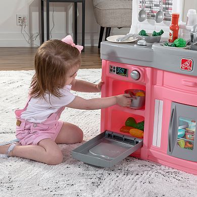 Step2 Modern Cook Play Kitchen Pink Set