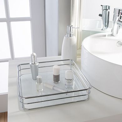 Elle Decor Limoges Collection Square Vanity Tray