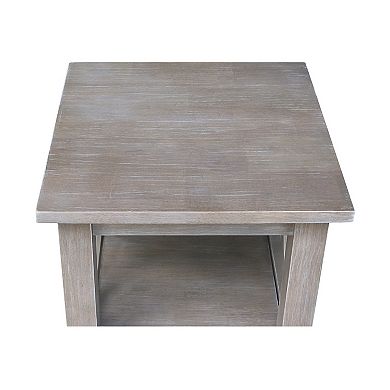 International Concepts Hampton X-Frame End Table