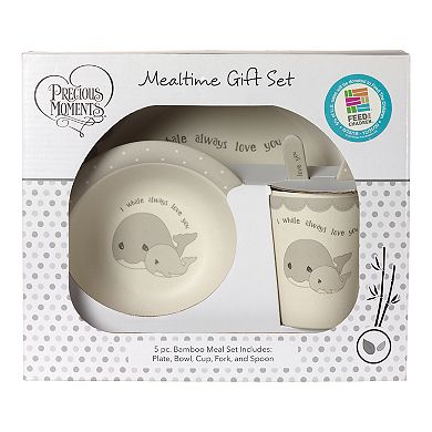 Precious Moments Set of 5 Mealtime Whale Gift Set