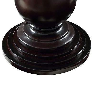 Linon Round Pedestal End Table