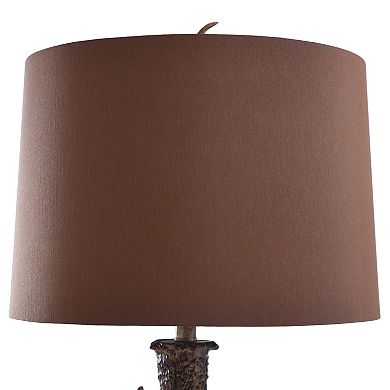 Dalton Antlers Dark Brown Table Lamp