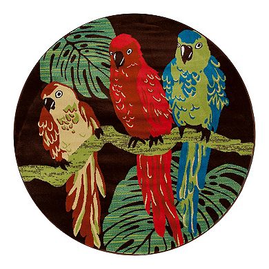Art Carpet St. Croix Parrots Indoor Outdoor Rug