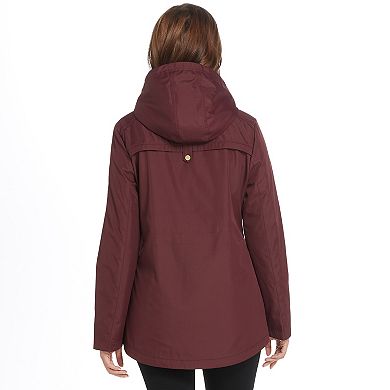 Women's Weathercast Hooded Bonded Anorak Rain Jacket