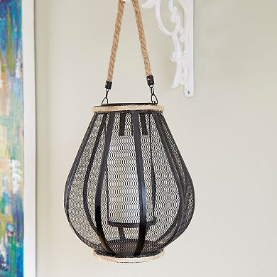 Smart Living Dahl Mesh Lantern with Dancing Flame