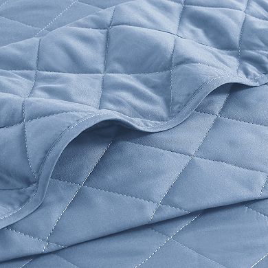 Ultra Soft Diamond Stitch Quilt Set