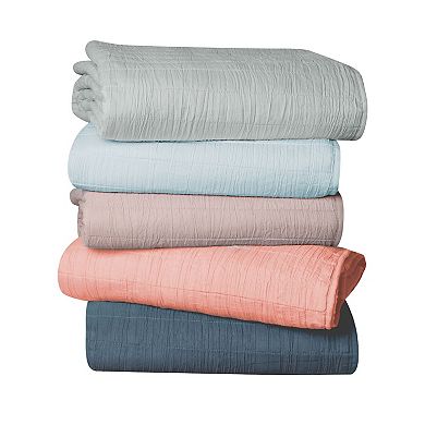 Swift Home Ultra Soft Enzyme Wash Crinkle Quilt set