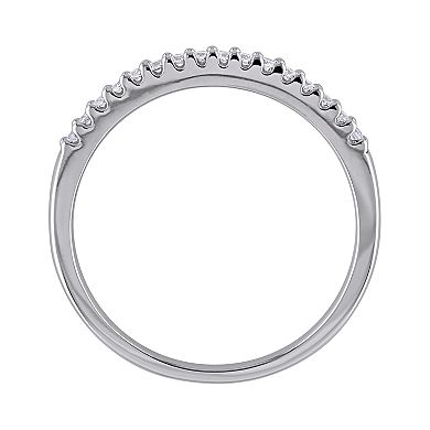 Stella Grace Sterling Silver 1/8 ct. Diamond Ring