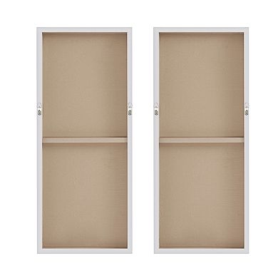 Madison Park Winter Glaze Textured Canvas Wall Decor 2-piece Set