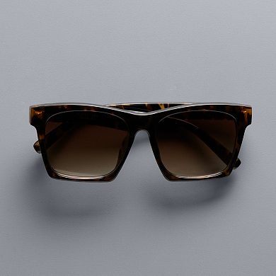Simply Vera Vera Wang Carlina 56mm Oversized Square Sunglasses 