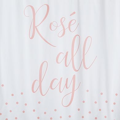 Saturday Knight, Ltd. Rosé All Day Shower Curtain