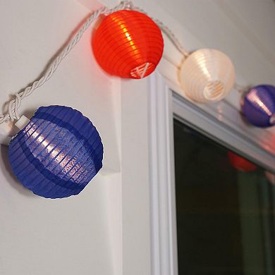 Colored Round Chinese Lantern String Lights