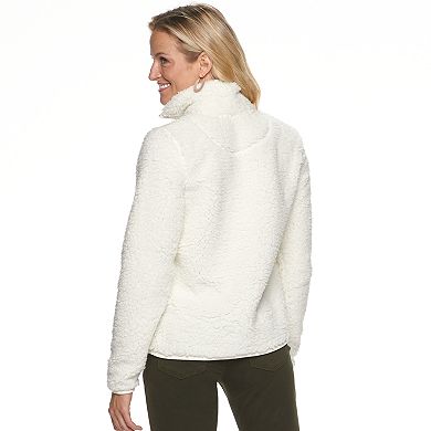 Women's Sonoma Goods For Life® Supersoft Half-Zip Sherpa Sweatshirt