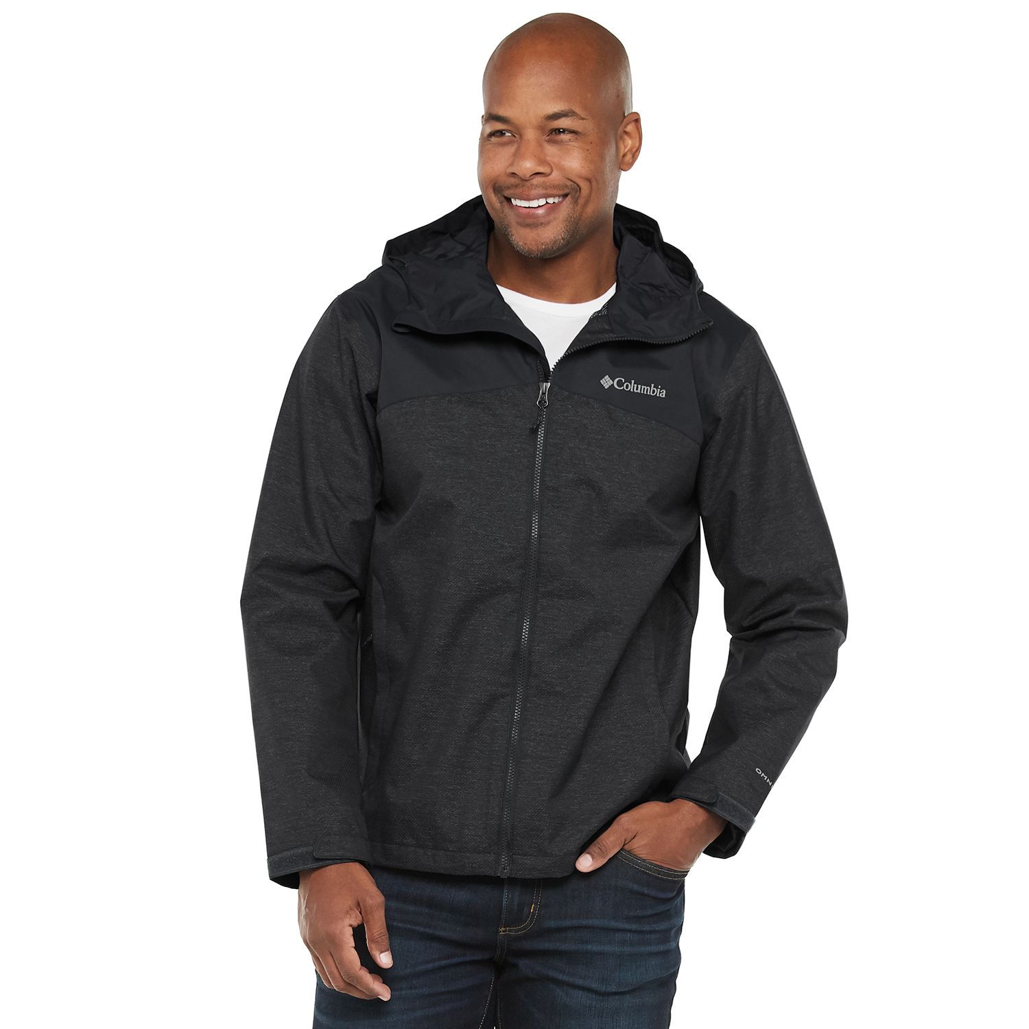 columbia mens rain jacket omni tech