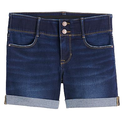 apt 9 tummy control jean shorts