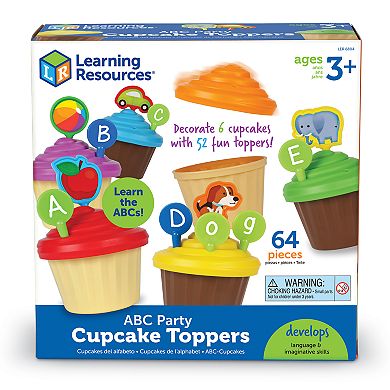 Learning Resources ABC Party Cupcake Toppers