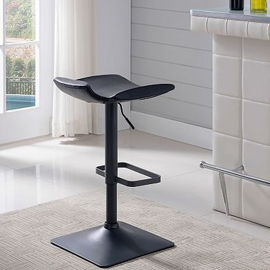 Leick Furniture Black Adjustable Swivel Stool Set