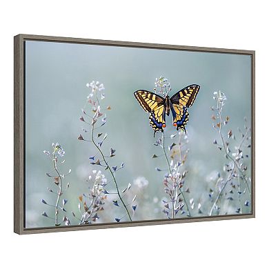 Amanti Art Swallowtail Beauty Framed Canvas Wall Art