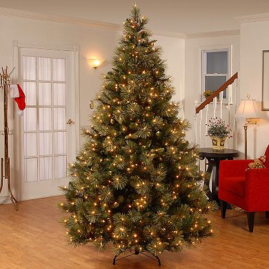 National Tree Company 9 ft. Carolina Pine Tree with Clear Lights