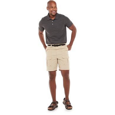 Men's Croft & Barrow® Belted Ripstop Cargo Shorts