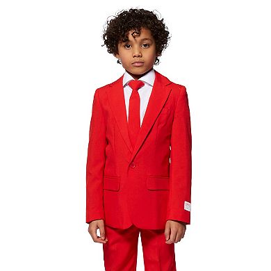 Boys 2-8 OppoSuits Red Devil Solid Suit