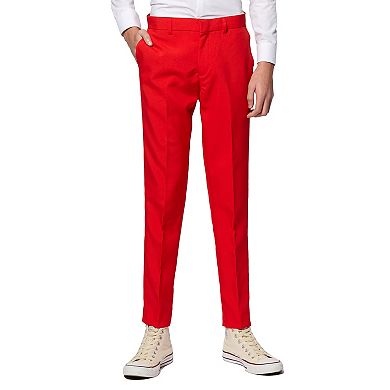 Boys 10-16 OppoSuits Red Devil Solid Suit