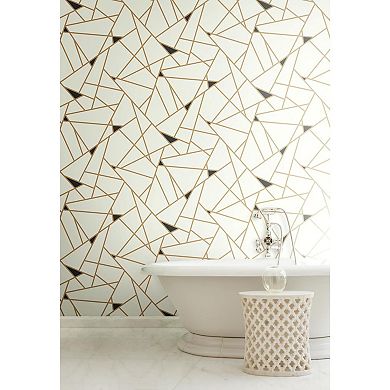 York Wallcoverings Risky Business Prismatic Removable Wallpaper