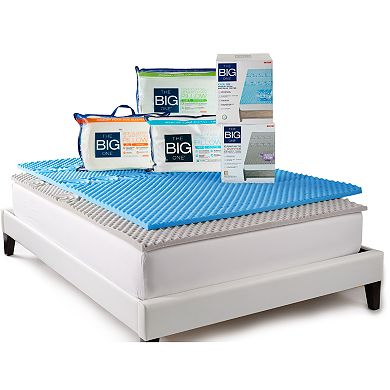 The Big One® Cool Flow Gel Memory Foam Mattress Topper