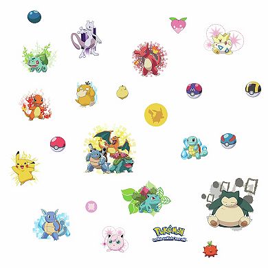 Pokemon Iconic Wall Decals by RoomMates