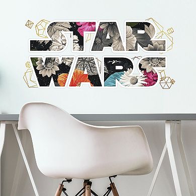 RoomMates Star Wars Floral Logo Decals with Foil