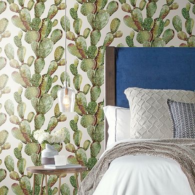 RoomMates Prickly Pear Cactus Peel & Stick Wallpaper