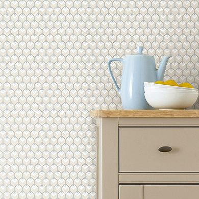 RoomMates Petite Hexagons Peel & Stick Wallpaper