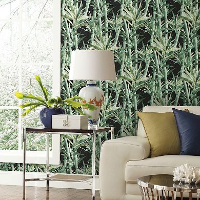 RoomMates Lucky Faux Bamboo Peel & Stick Wallpaper