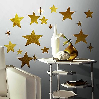 RoomMates Star Foil Wall Decals