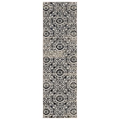 StyleHaven Brody Textured Geometric Disks Rug