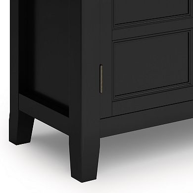 Simpli Home Burlington Low Storage Cabinet