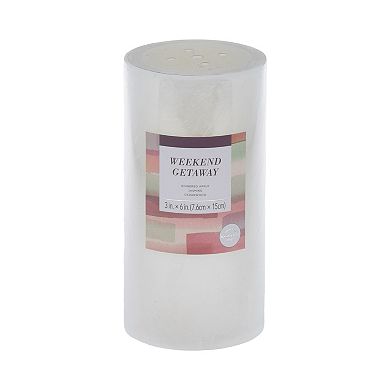 Sonoma Goods For Life 3" x 6" Weekend Getaway Pillar Candle