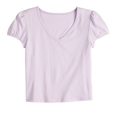 Juniors SO Puff Sleeve Tee