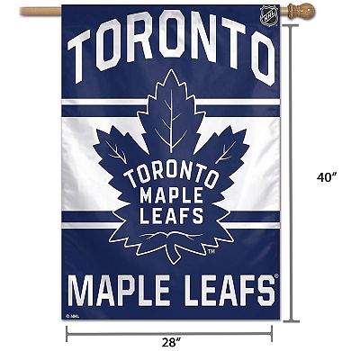 WinCraft Toronto Maple Leafs 28" x 40" Wordmark Single-Sided Vertical Banner