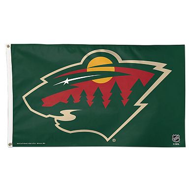 WinCraft Minnesota Wild Deluxe 3' x 5' One-Sided Flag