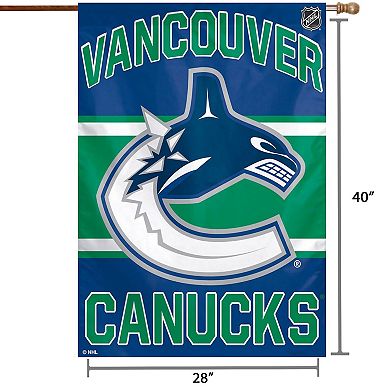 WinCraft Vancouver Canucks 28" x 40" Primary Logo Single-Sided Vertical Banner