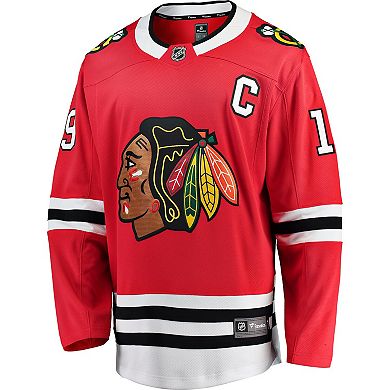 Men's Fanatics Branded Jonathan Toews Red Chicago Blackhawks Breakaway Player Jersey