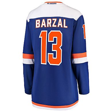 Women's Fanatics Branded Mathew Barzal Blue New York Islanders Alternate Breakaway Jersey