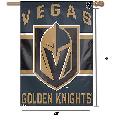 WinCraft Vegas Golden Knights 28" x 40" Wordmark Single-Sided Vertical Banner