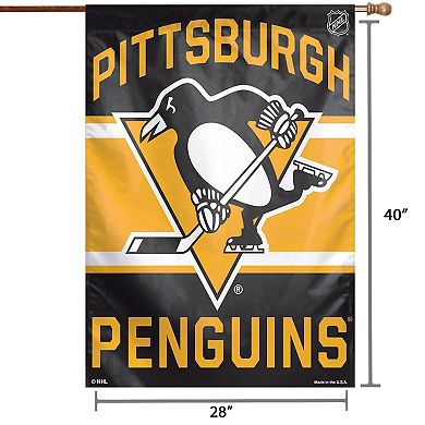 WinCraft Pittsburgh Penguins 28" x 40" Primary Logo Single-Sided Vertical Banner