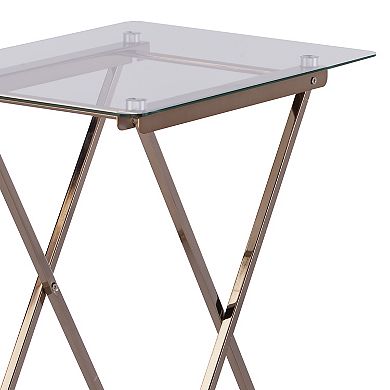 Southern Enterprises Meridino Folding Tray Table