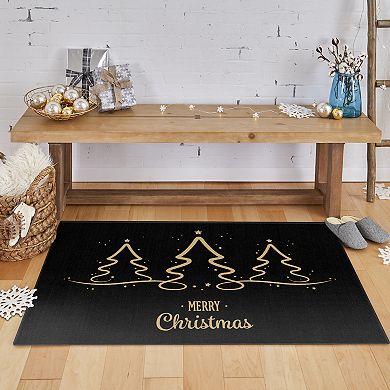 Mohawk Home Prismatic Calligraphy Trees Rug 